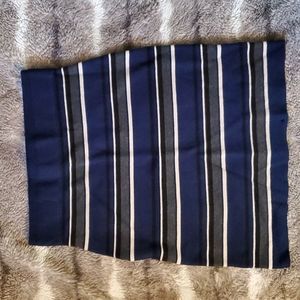 Max Studio Rayon/Polyester Striped Skirt New With Tags